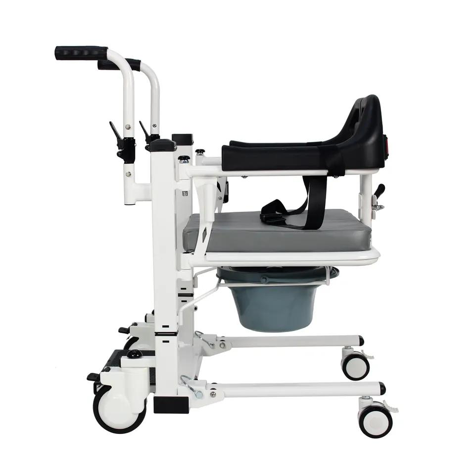 Weighi Mpl-250d Electric Lift Patient Transfer Wheelchair with Commode