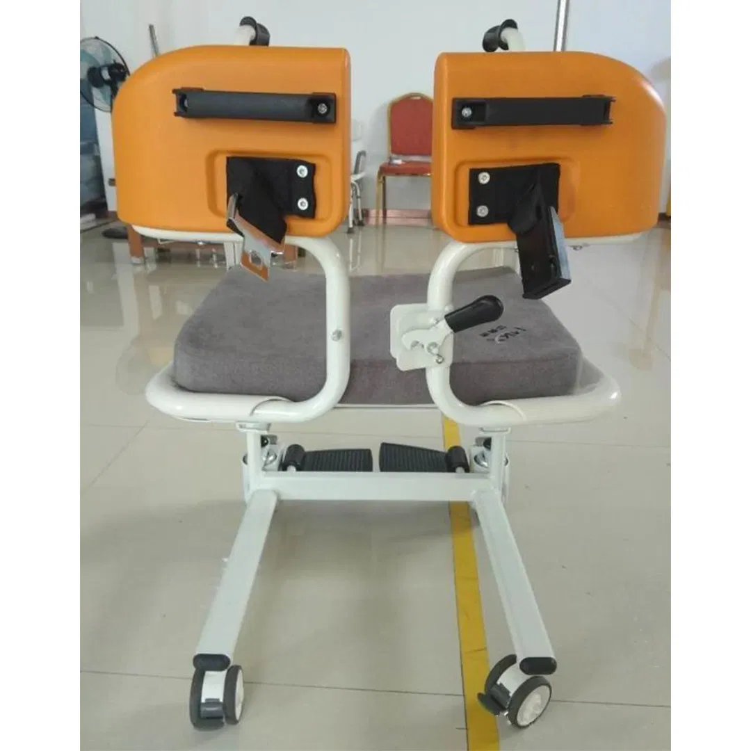 Rehabilitation Therapy Aluminum Alloy Steel Frame Transfer Commode for Selling