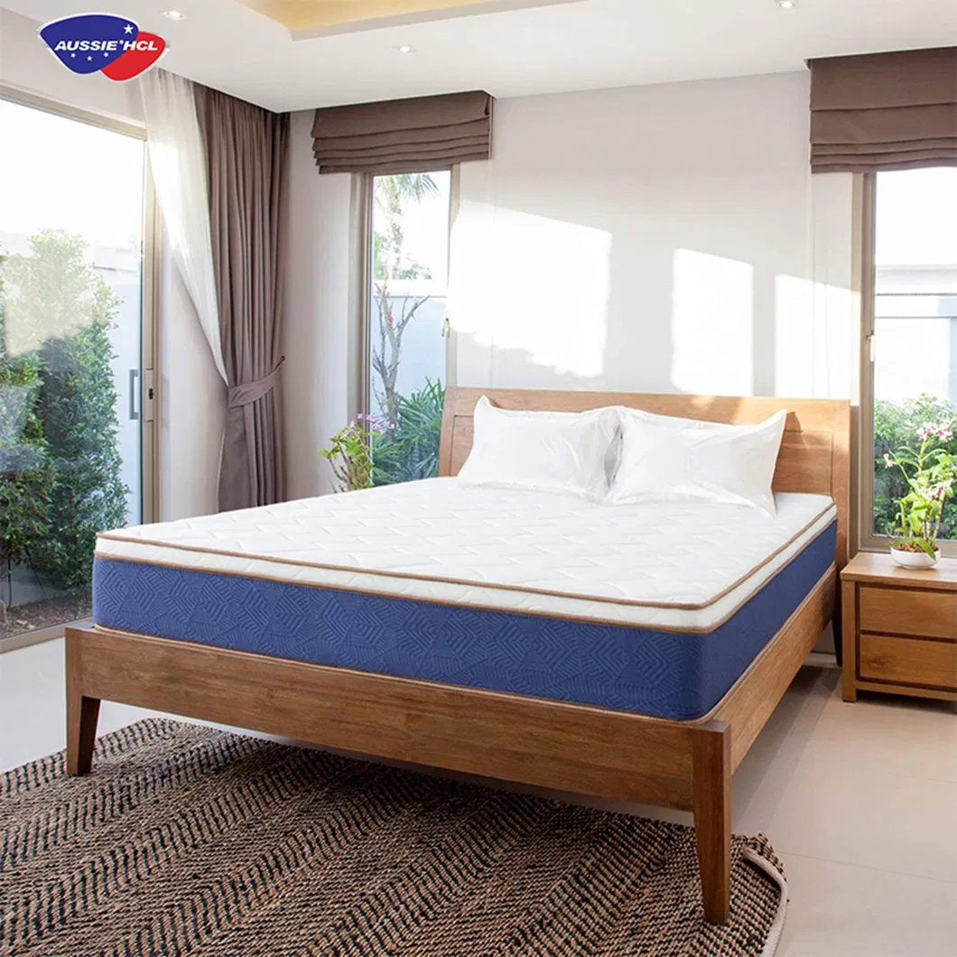 Best Factory Aussie Pressure Relief Full King Pack in a Box King Double Gel Memory Foam Spring Hybrid Mattress