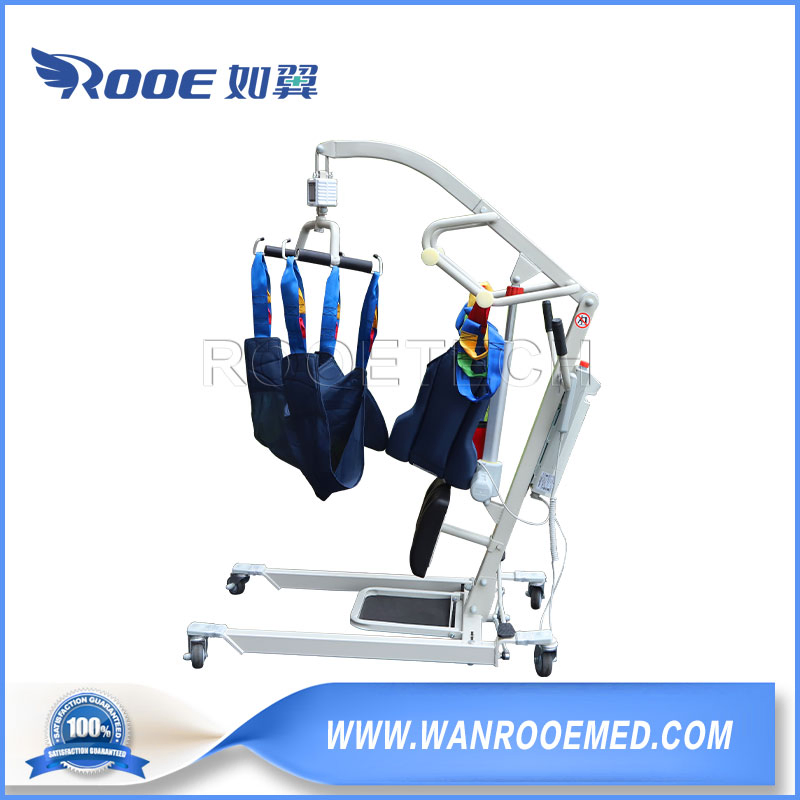 Dg203 Elderly Full Body Stand Aid Battery Power Patient Transfer Lift for Wheelchair and Bed