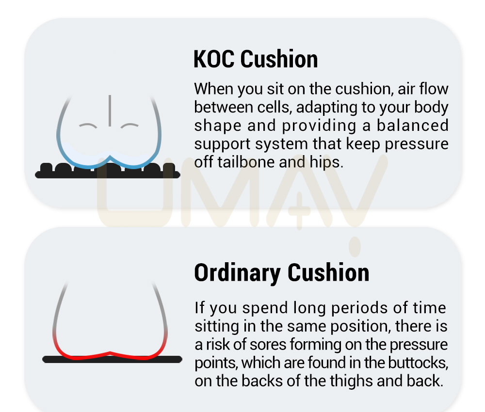 Anti-Decubitus Air Cushion Logo Customized for Hospital Therapy Use Anti-Bedsore Cushion
