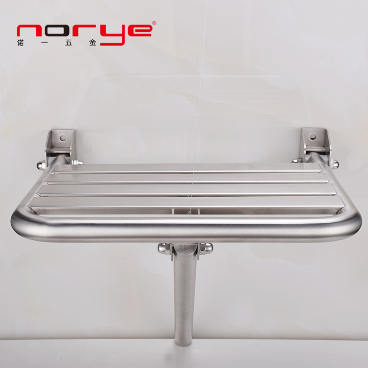 Folding Wall Stool Bathroom Shower Seat Bath Stool Aisle Chair Wall-Mounted Elderly Disabled Anti-Slip Safety Shower Chair