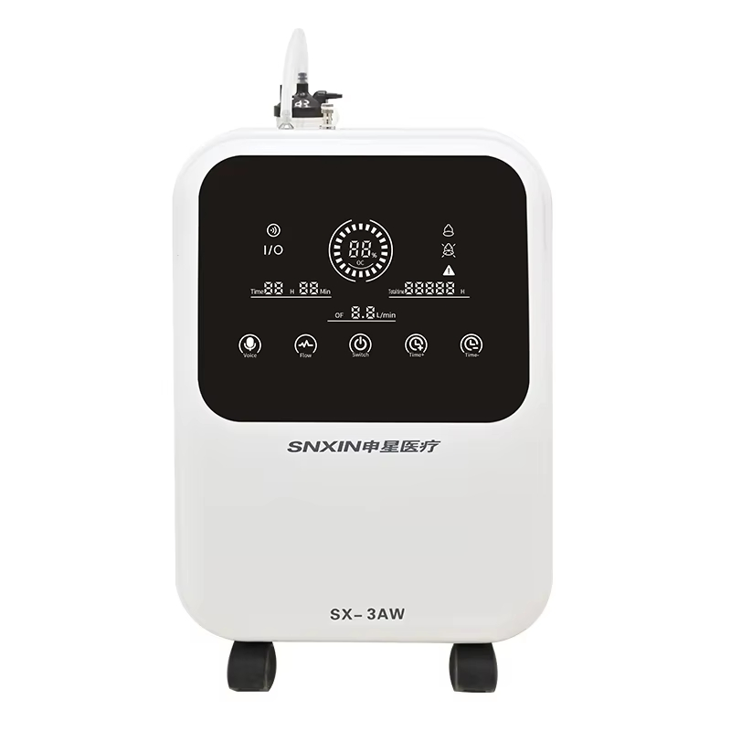 Small 3L Oxygen Concentrator High Production Rate Stable Oxygen Output Easy