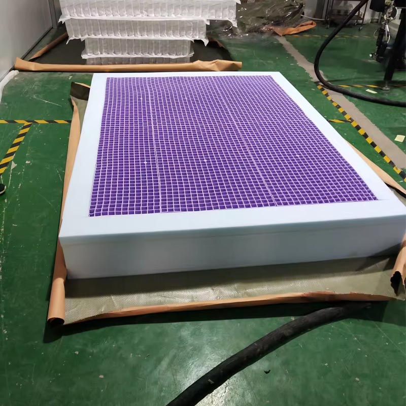 China Supply Sleep Polymer Elastic Mattress Toppers Pressure Relief Orthopedic Memory Foam Mattresses