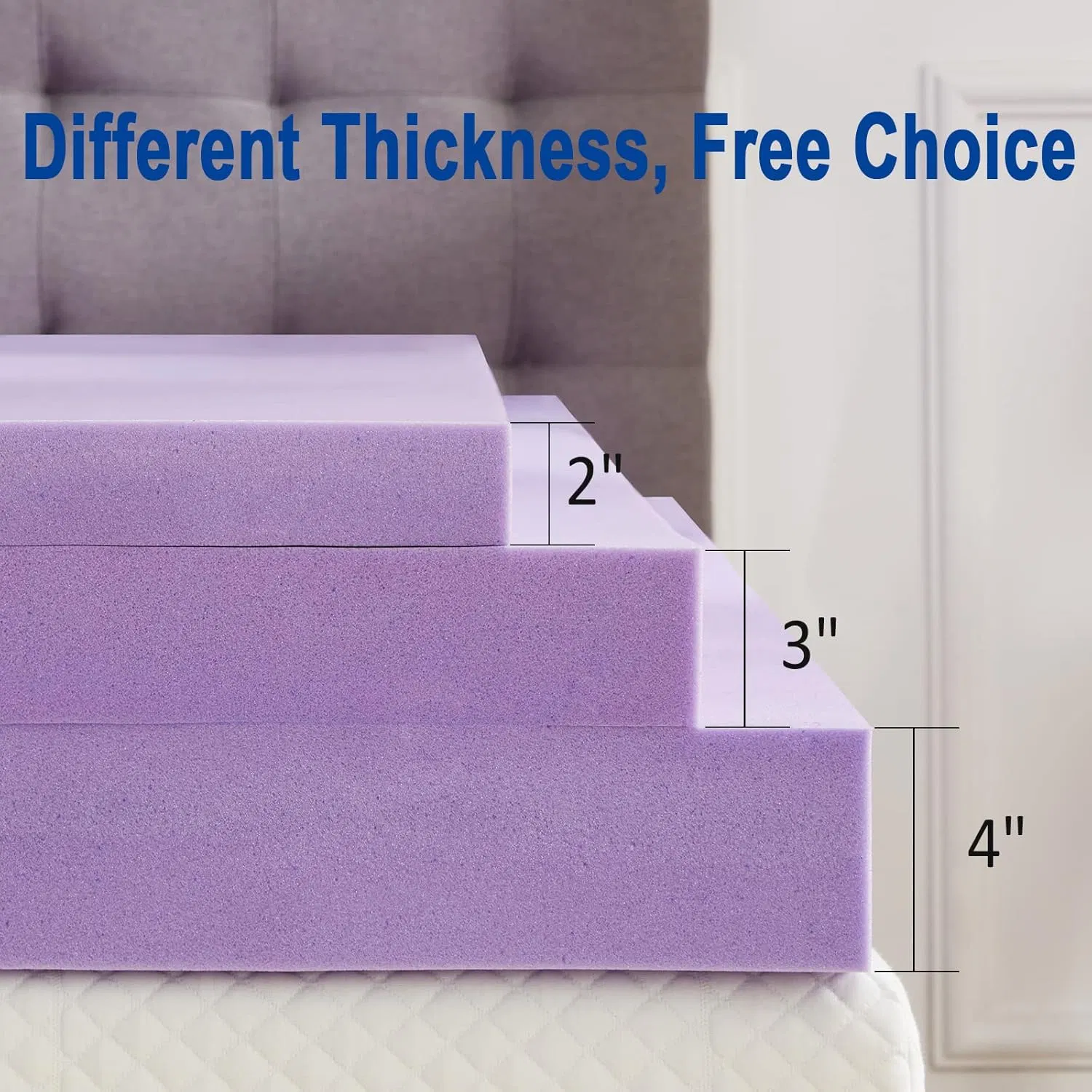 Breathable Memory Foam Mattress - Pressure Relief &amp; Orthopedic Support