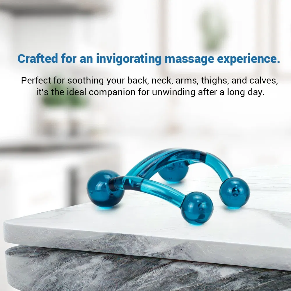 Plastic H-Shaped Massager Relax Muscles Massage Tool Handheld Therapy Massage Tool