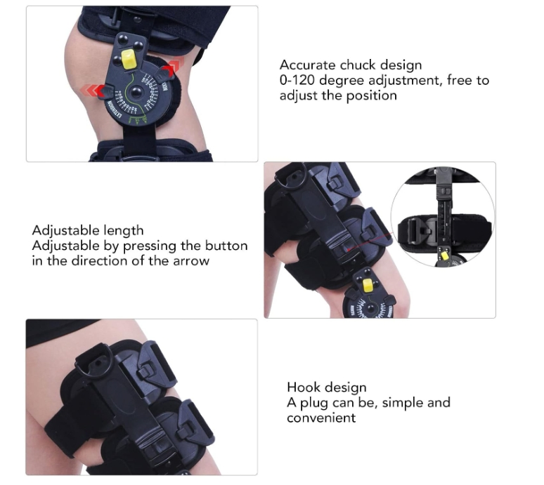 Orthopedic Patella on Bone Joint Pain Medial or Lateral Unloader Hinged Knee Braces
