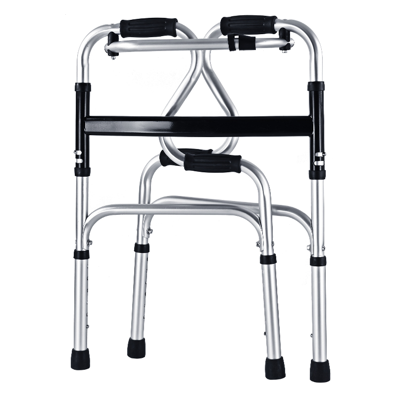 Dl-7012 Lightweight Aluminum Walking Frame Folding Bedside Portable Commode Toilet Chair for Disabled Adults Pregnant