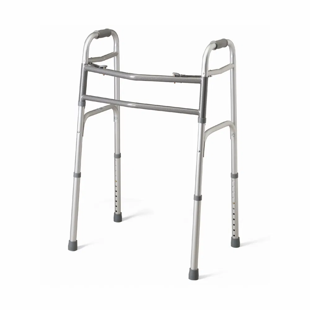 Hospital Equipment Lightweight Standing Frame Aluminum Folding Walking Aid