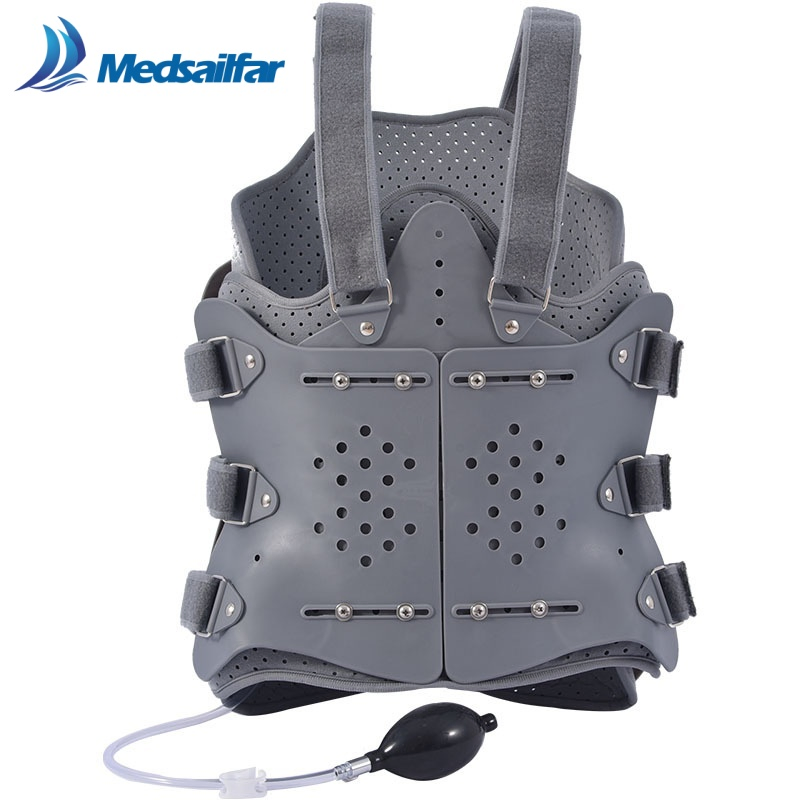 Orthopedic Spine and Lumbar Adjustable Head Neck Chest Support Belt Back Posture Brace