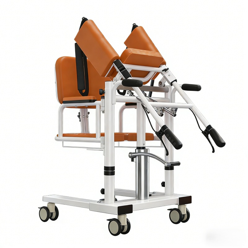 Transfer Lift Commode Combo with Stand-up Aid, TPR Grip, Suitable for Disabled Elderly Home Hospital