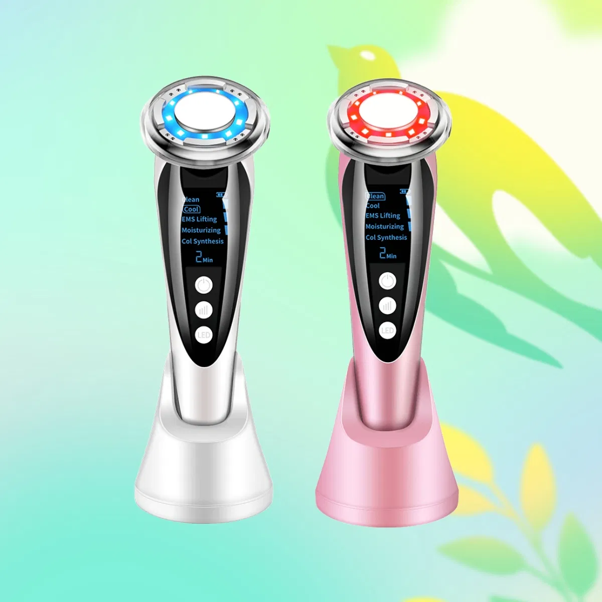 Portable Hot Cold Therapy and Microcurrent Glowing Skin Skincare Tool
