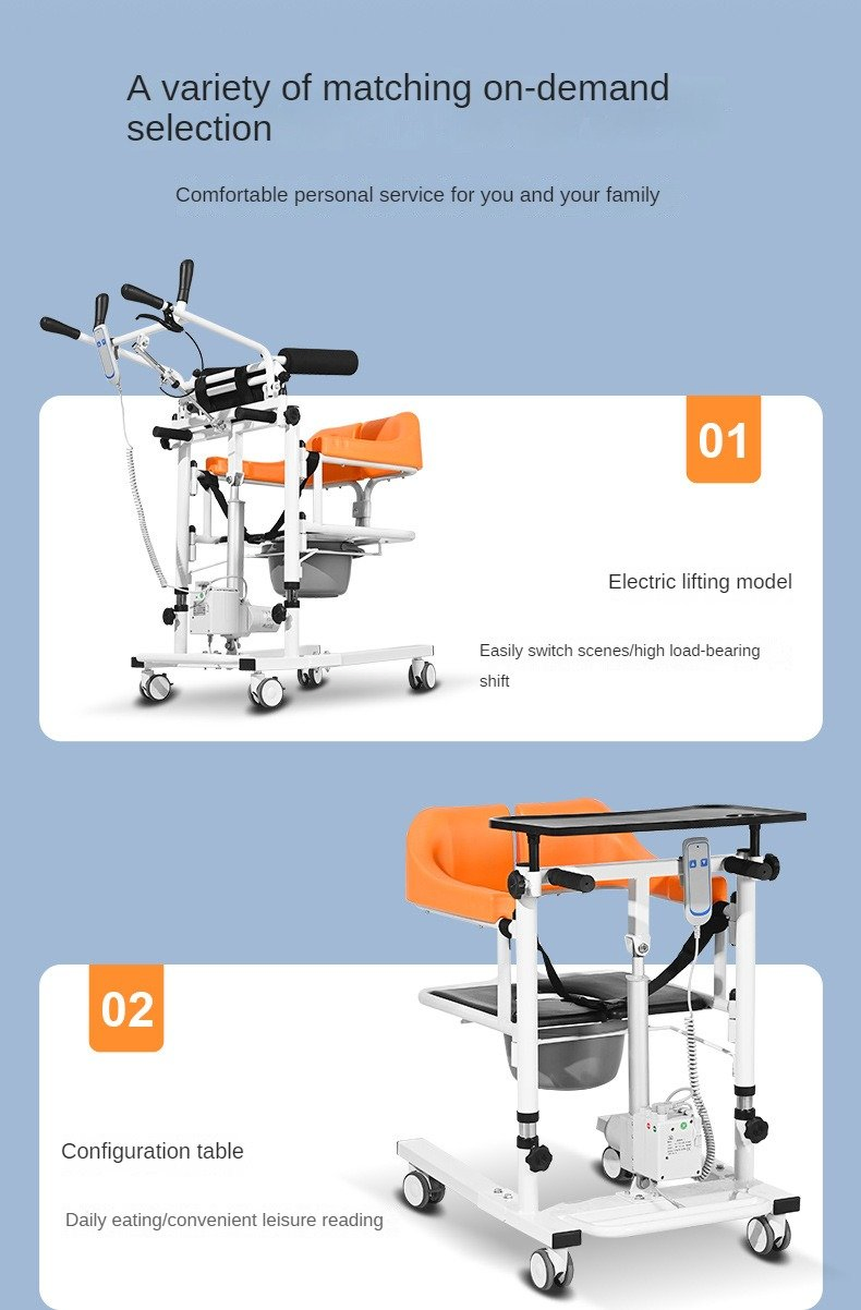 Factory Outlet Home and Hospital Heavy Duty Foldable Electric Patient Lift for Disabled Transfer