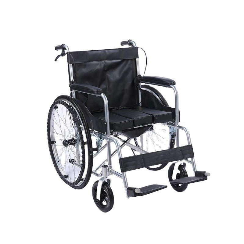 Scooter De Silla De Ruedas Plegable Ligera PARA Discapacitados Mayores Con Commode