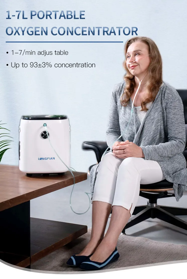 Portable 1-7 Litres B-1 Oxygen Concentrator