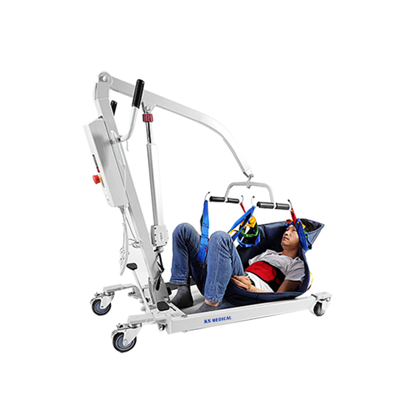Ksm-210 Homecare Electric Patient Hoist Lift Sling Safe and Easy Transfer Chair Hoyer Lift for Sale