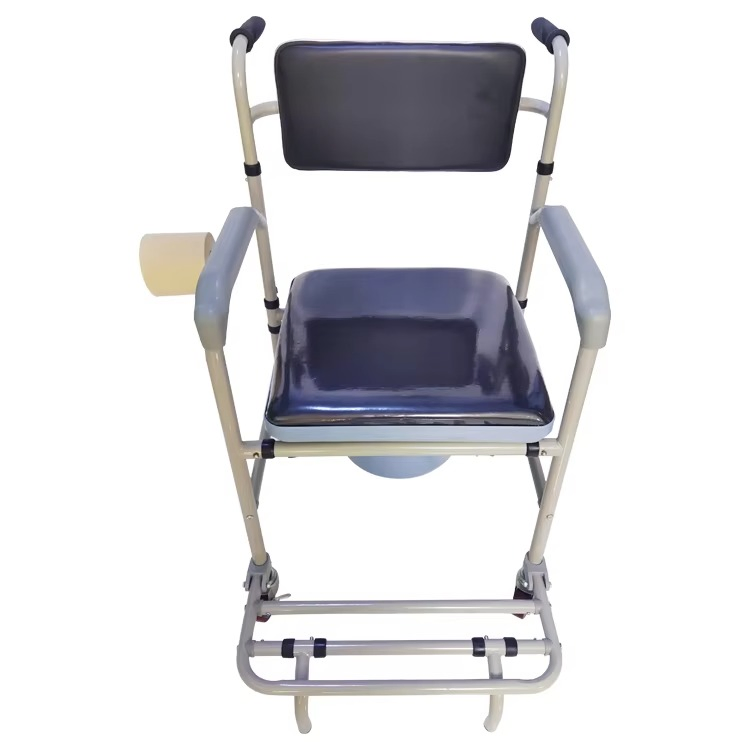 Portable Commode for Elderly Patients with Wheelchair Transfer Capability