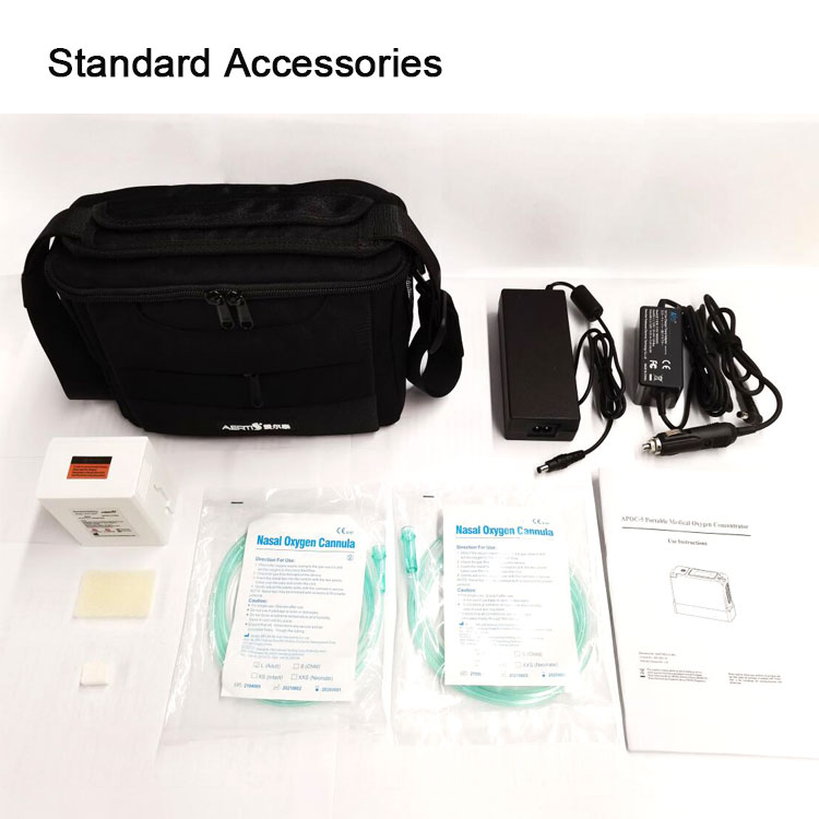 Portable Pulse Mode Oxygen Machine Travel Oxygen Concentrator