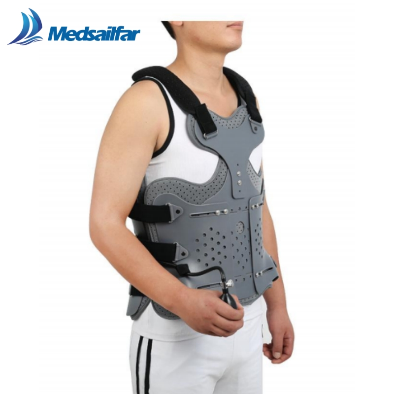 Orthopedic Spine and Lumbar Adjustable Head Neck Chest Support Belt Back Posture Brace