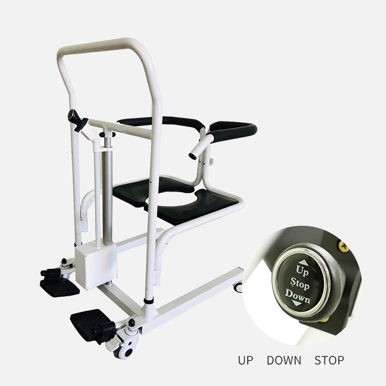Ksm-207 Popular Design Electric Transfer Commode and Chair Toilet Portable Control Sling New Electric Patient Lift