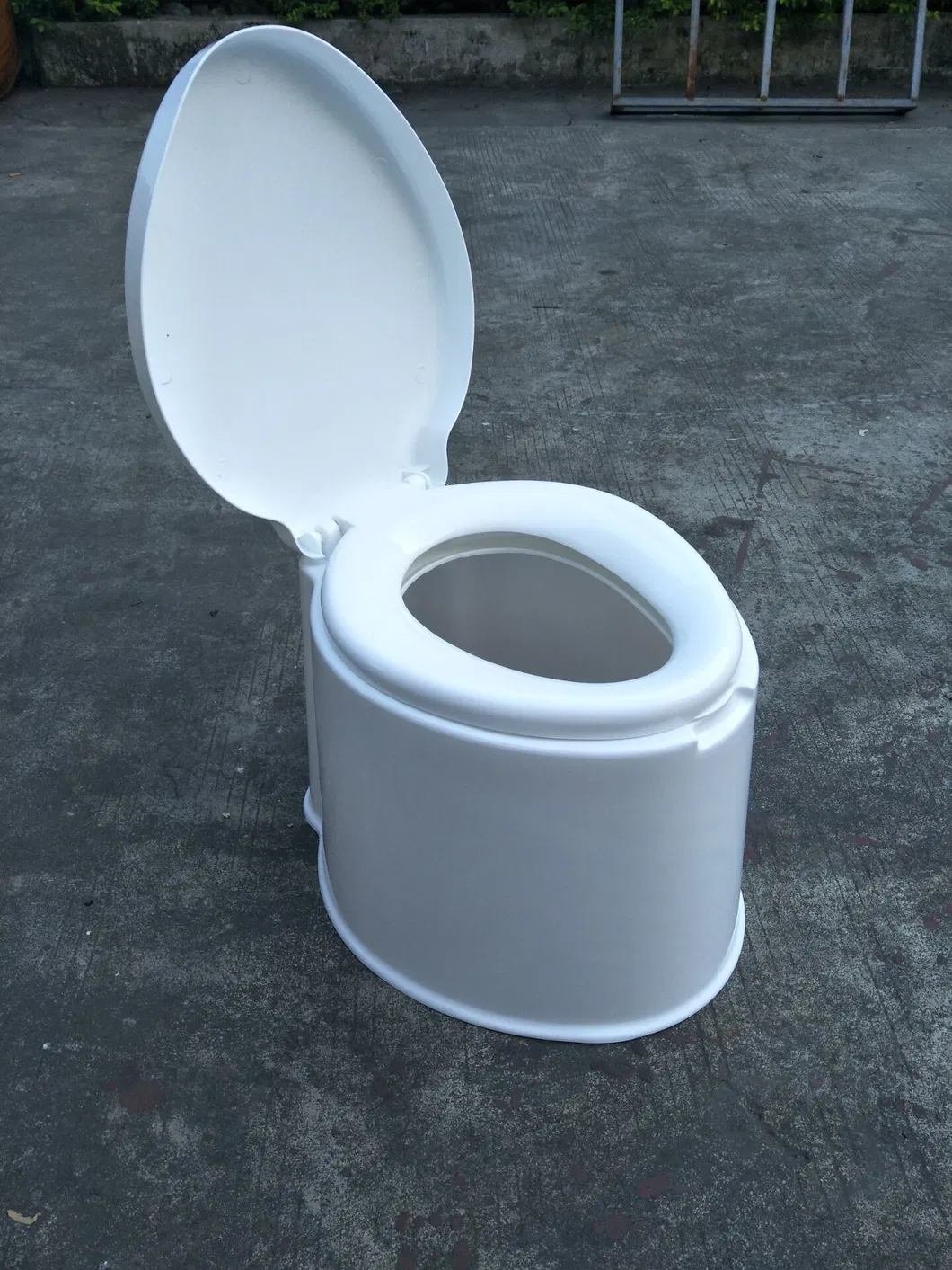 Plastic Movable Commode View 2