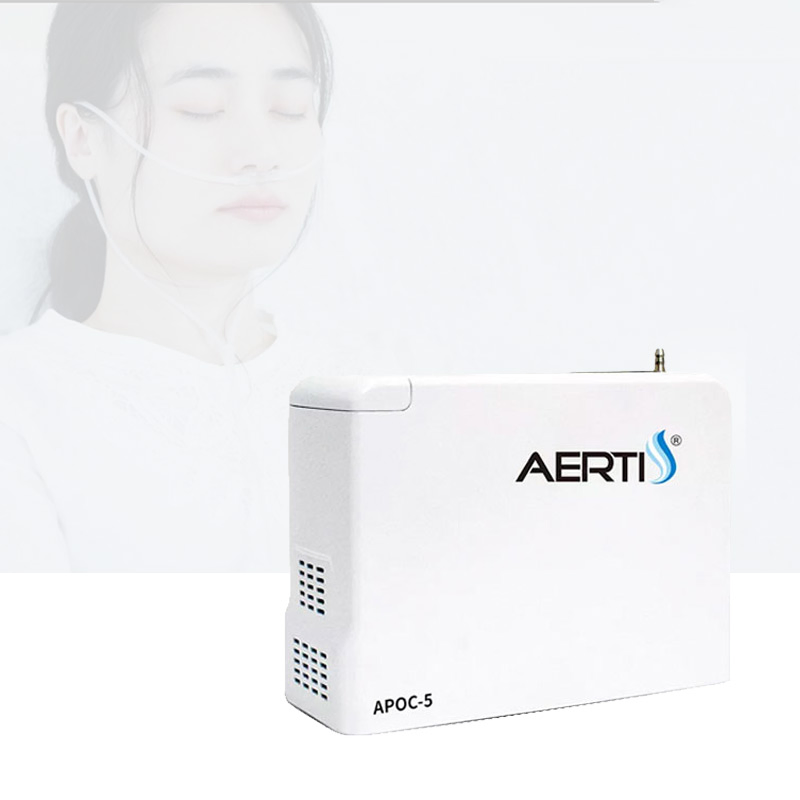 Small 2.35kg Apoc-5 Traveling Portable Oxygen Concentrator
