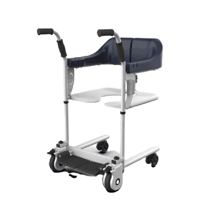 Healthcare Aid Moving Machine Patient Lift Commode Transfer Wheelchair