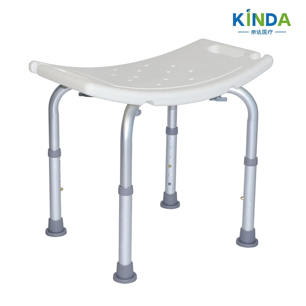 Adjustable Shower Seat with Legs for Elderly Safety