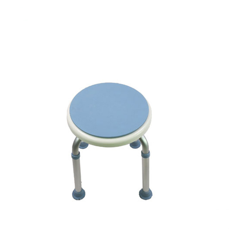 Easy Swivel Shower Stool Adjustable 360 Rotating Bath Seat and Shower Chair for Elderly