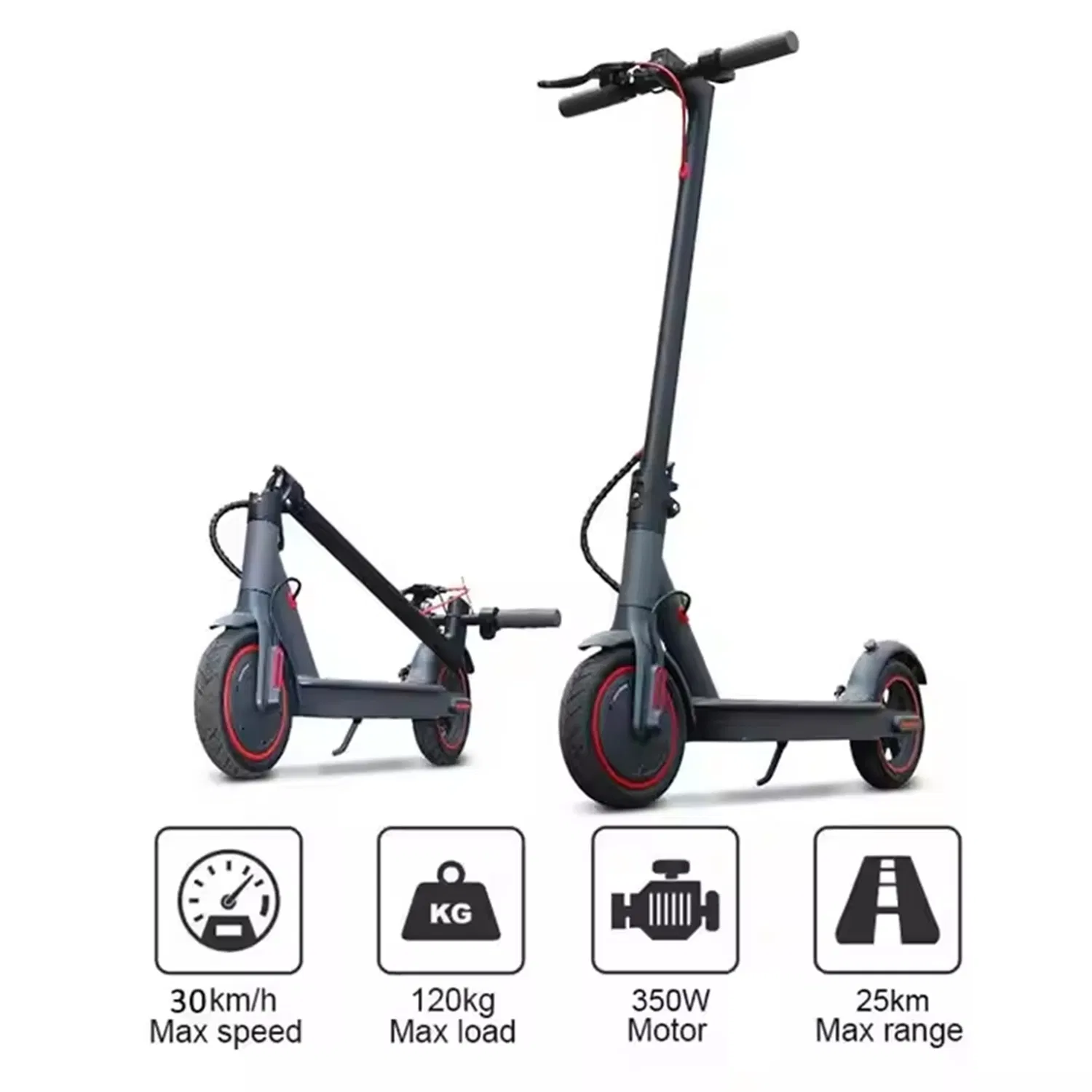 Cheap Folding Self-Balancing Adult Electric Mobility Scooter 350W 36V Lithium Battery