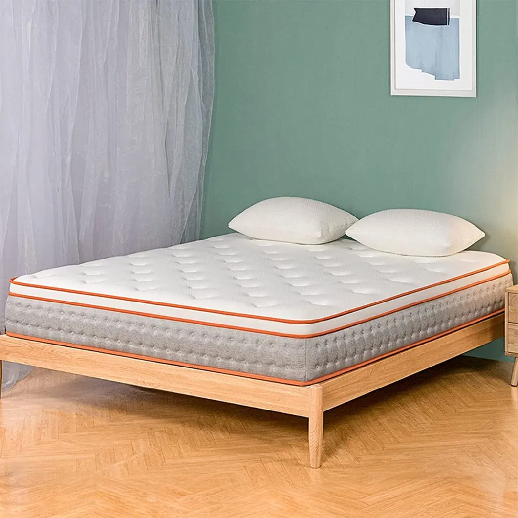 Pressure Relief Hybrid Gel Memory Foam Pocket Spring Mattress in a Box