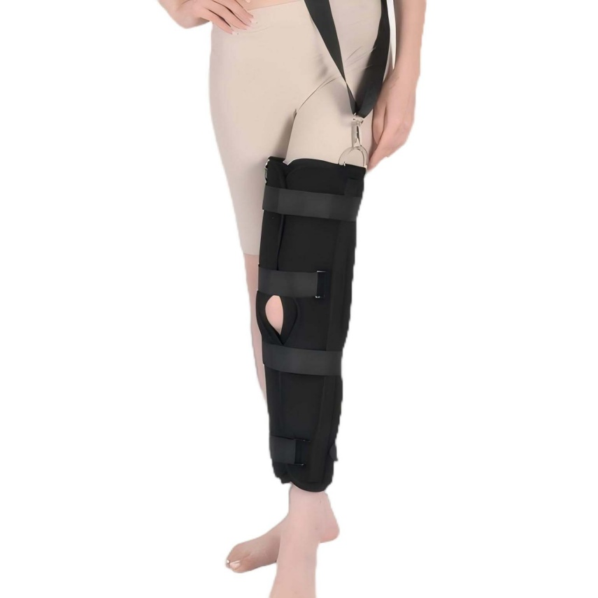 Hot Sale Orthopedic Sport Magic Unloader One Size Custom Adjustable Compression Neoprene Fabric Knee Brace for Arthritis