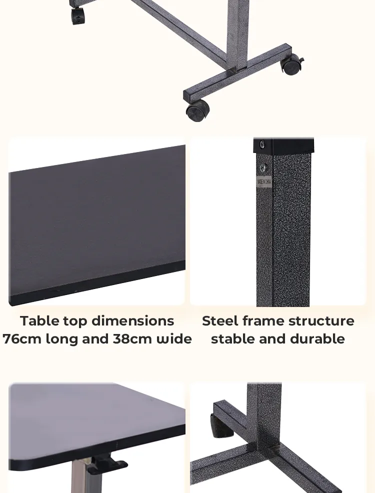 Hospital Mobile Dining Table Detail 2