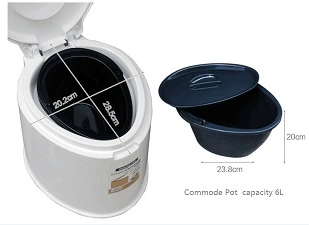 High Quality Plastic Movable Commode (SC-MC01)