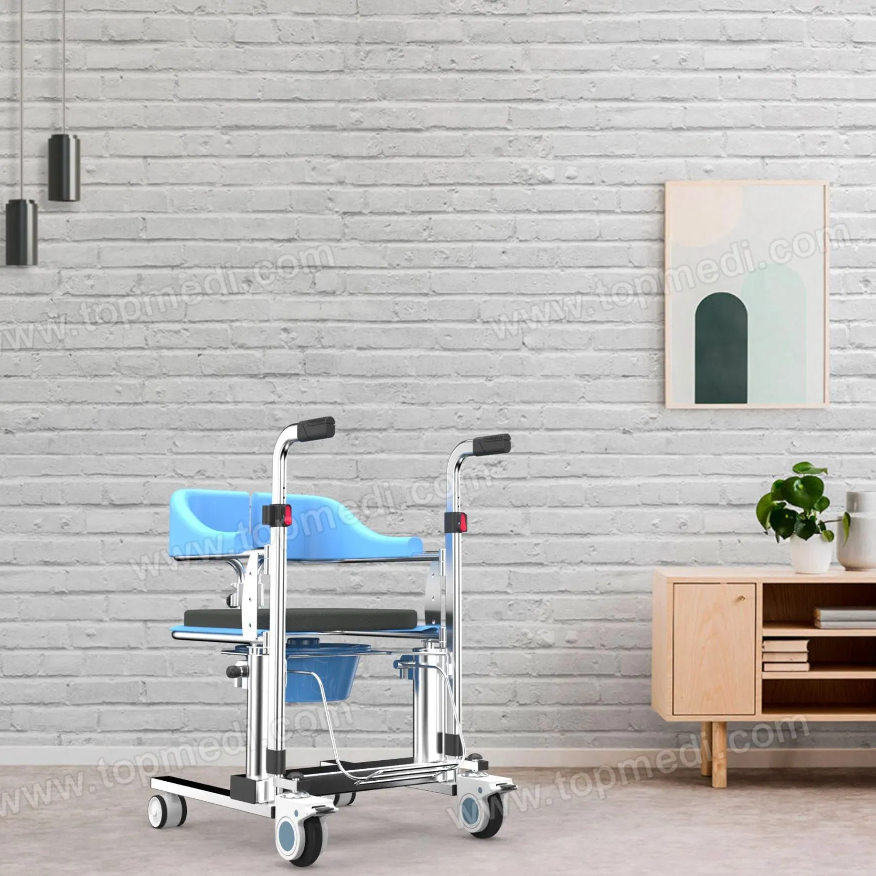 304 Stainless Steel Lift Chairs From Bed to Chair Transfer Commode Chair for The Elderly Patient