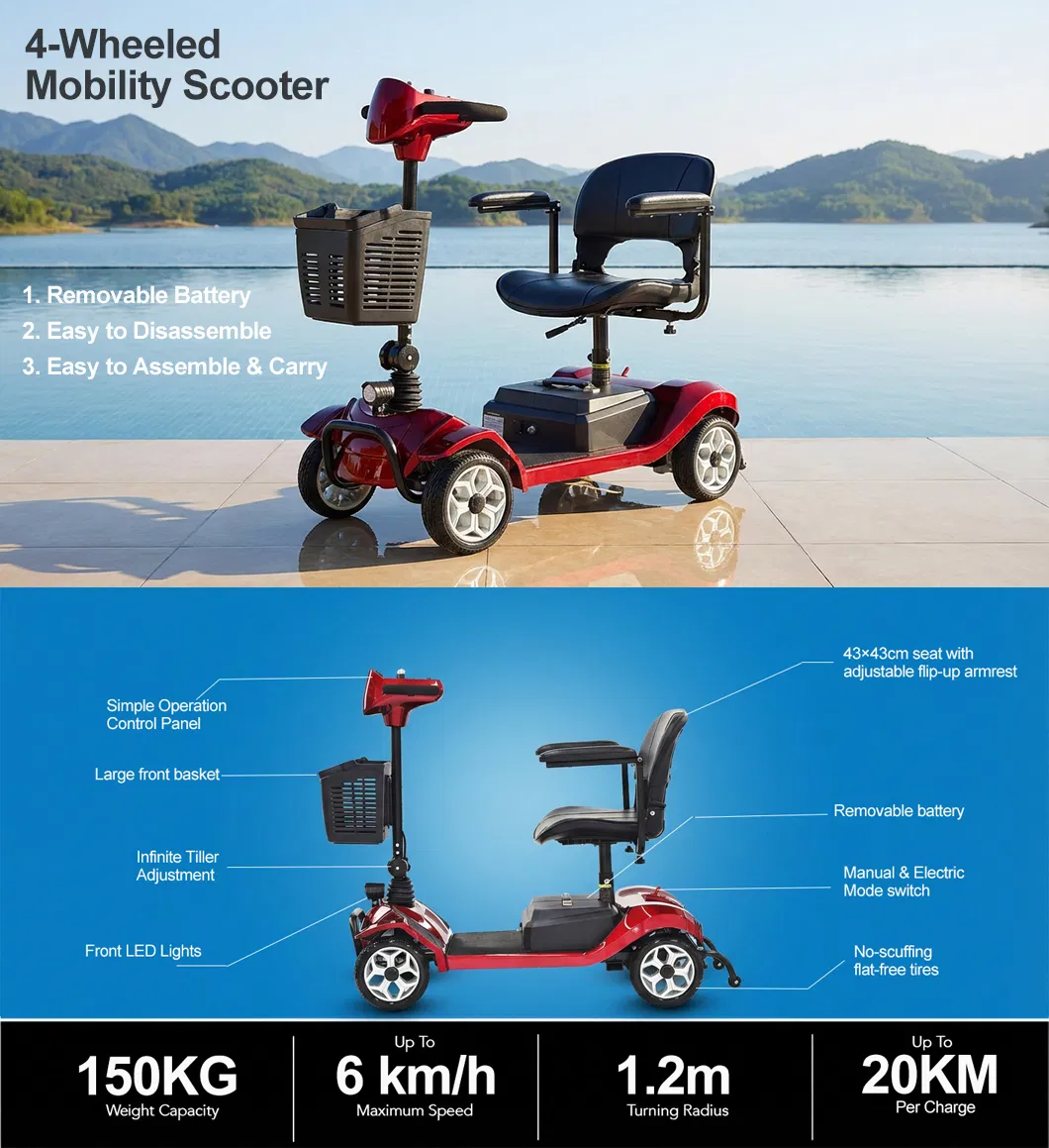 Four-Wheel Mobility Scooter