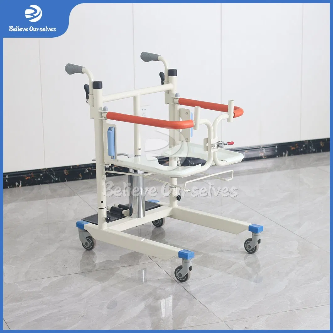 Huaren Medical equipment Hospital Furniture Distributor Paralyzed Patient Lifter China Ywj-02 Handle Control Operation Multifunction Patient Transfer Lift