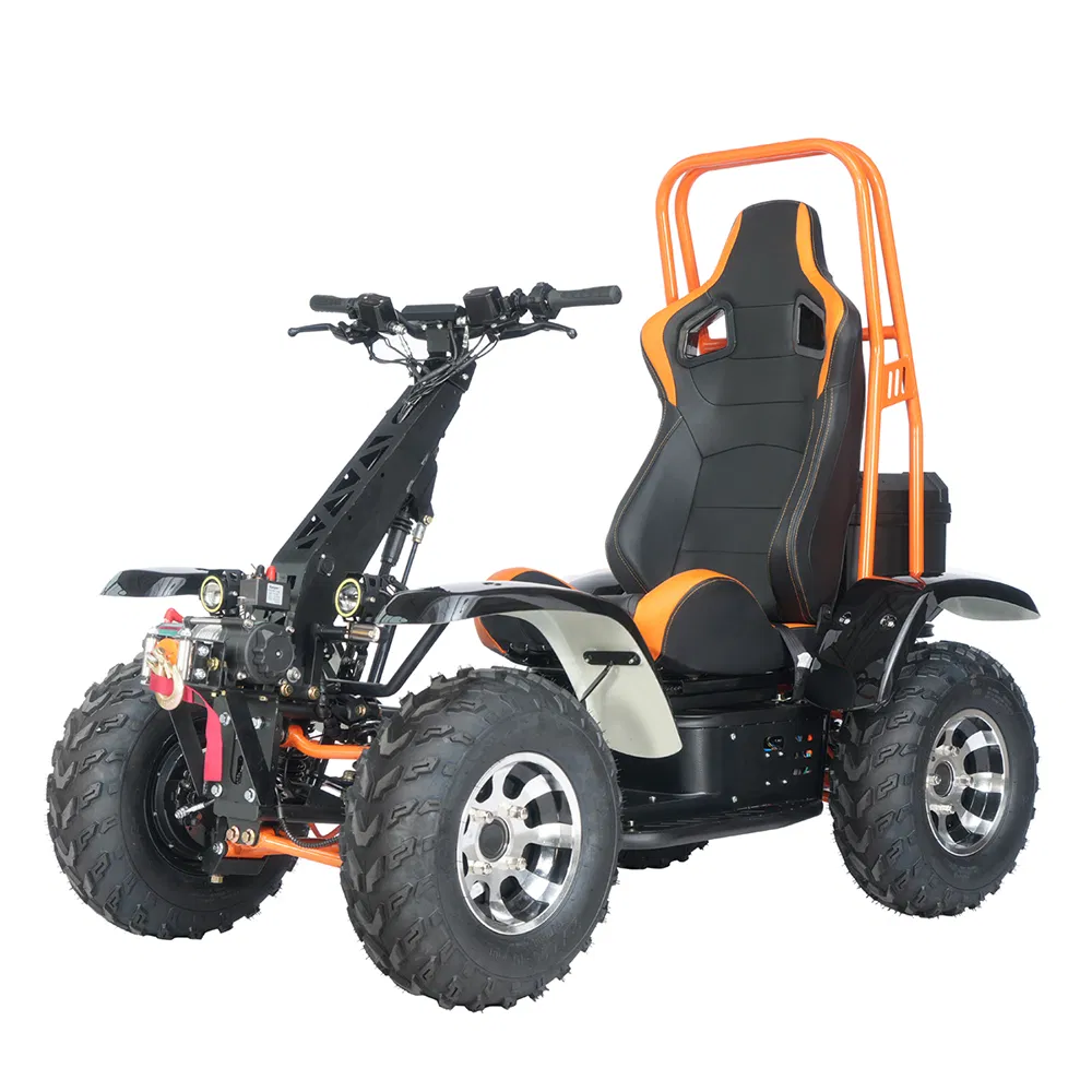 Off-road 6000W 4x4 Electric Mobility ATV Scooter