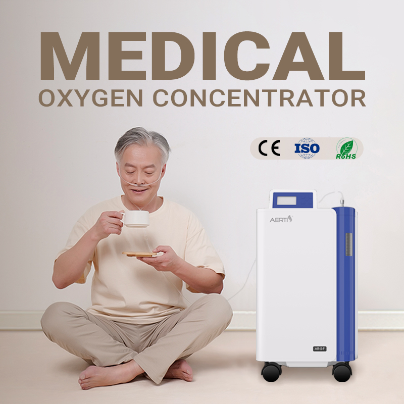24hours Running 5L Oxygen Concentrator Home Care Hypoxia Oxygen Machine