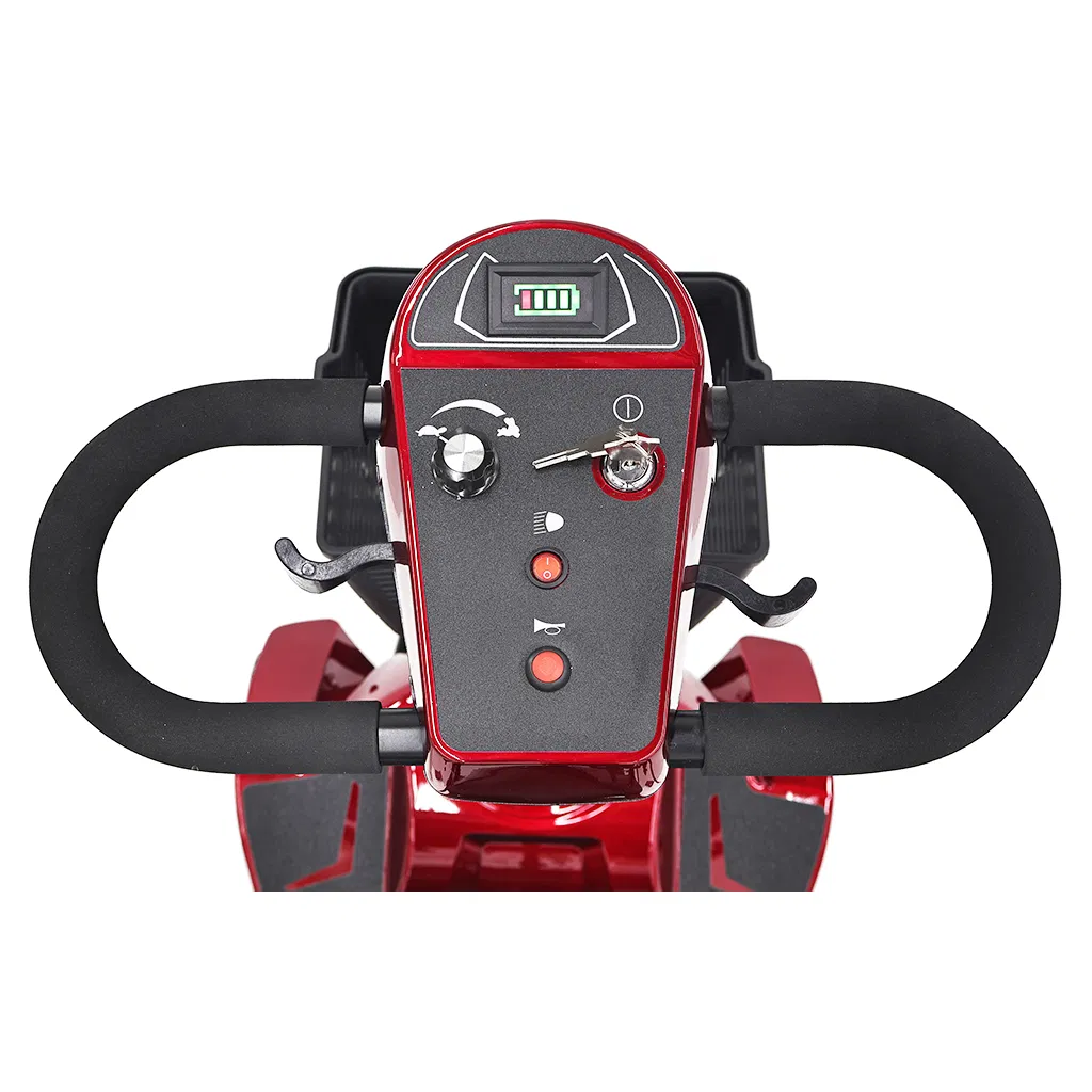 Four-Wheel Mobility Scooter with Stable and Safe Design