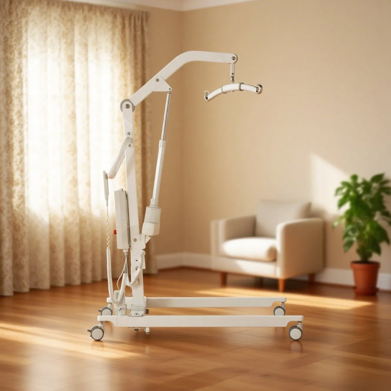 High Quality Movable Transfer Indoor Electric Hand Control Patient Lift