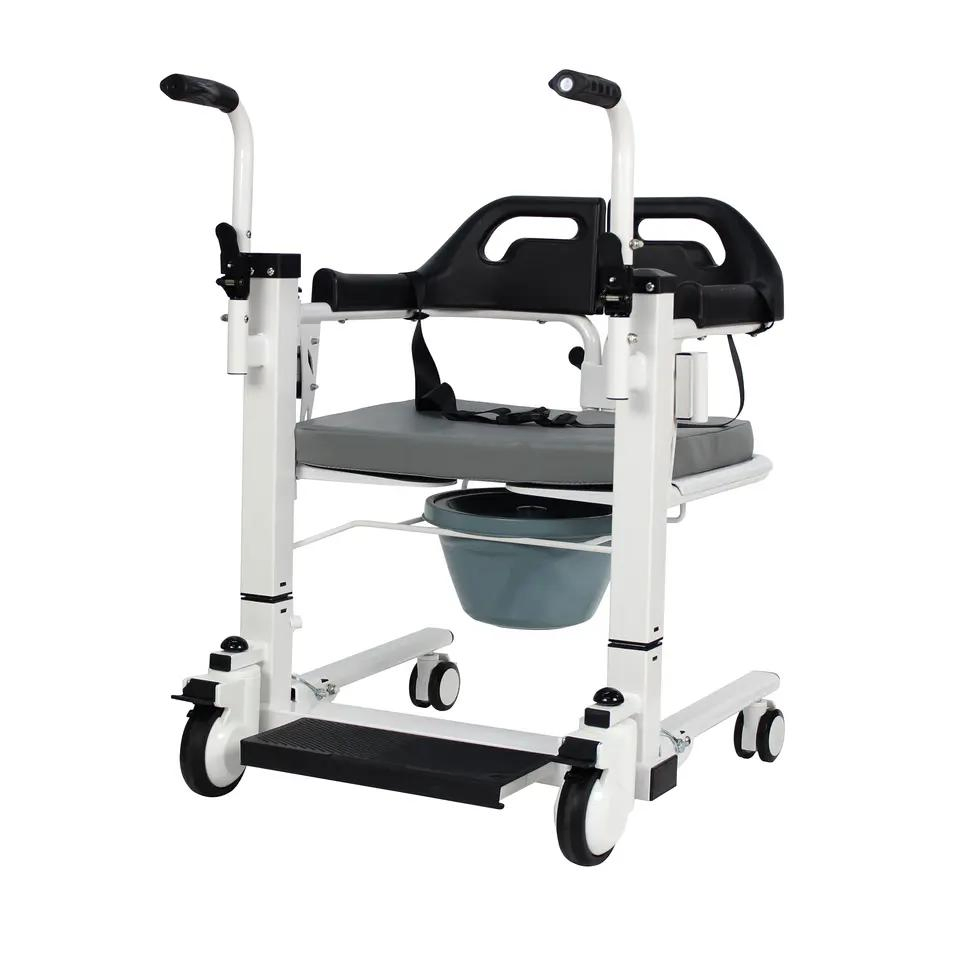 Weighi Mpl-250d Electric Lift Patient Transfer Wheelchair with Commode