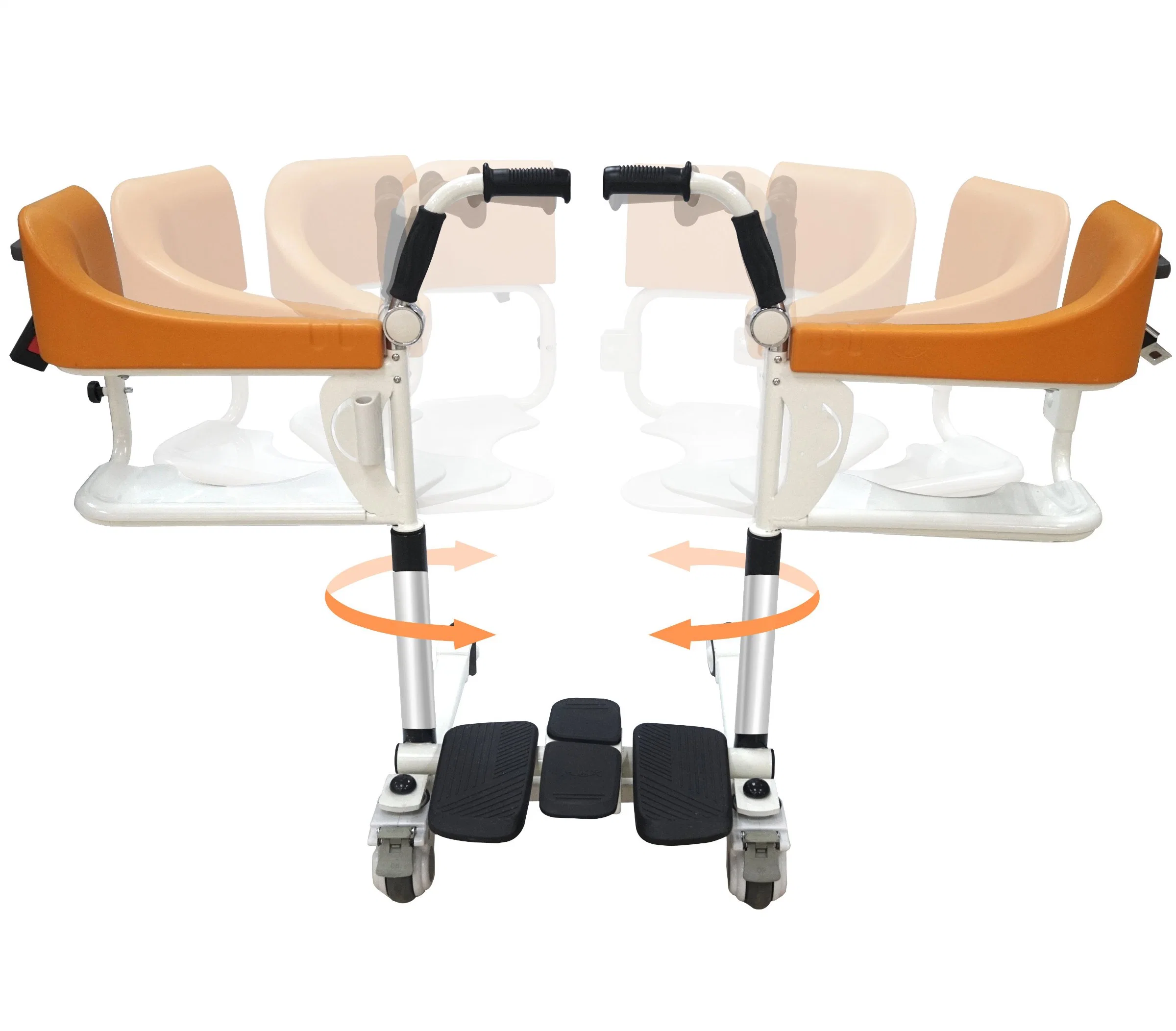 Transfer Commode Chair Handicap Toilet Wheel Chair