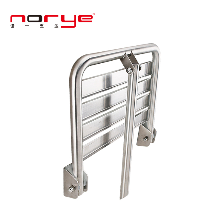 Folding Wall Stool Bathroom Shower Seat Bath Stool Aisle Chair Wall-Mounted Elderly Disabled Anti-Slip Safety Shower Chair