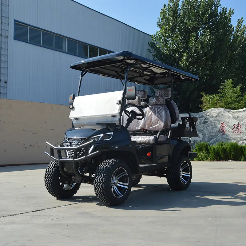 Wholesale Electric Golf Cart 4seated Golf Buggy Sightseeing Bus off-Road 72vgolf Cart Manufacturers, Factory