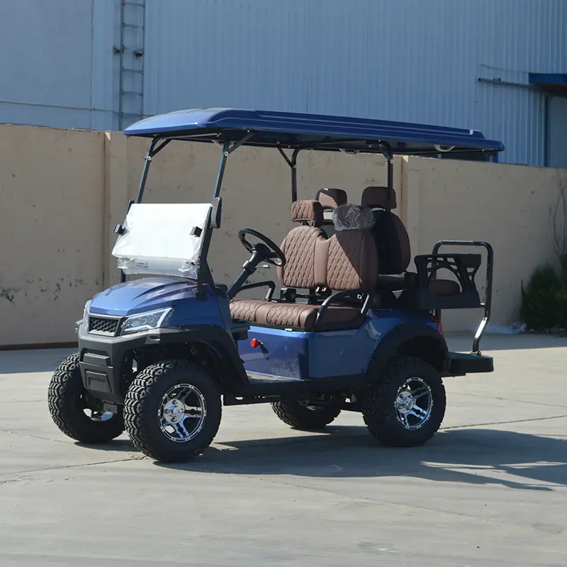 Cheap China Supplier Factory Leibin G90 72V Lithium Battery Off-Road Electric Golf Cart - 4 Seaters, Solar Power, 35 km/h Speed Suppliers, Factory