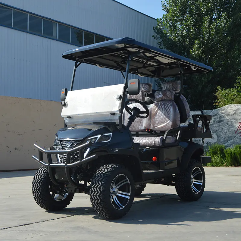 Wholesale Electric Golf Cart 4seated Golf Buggy Sightseeing Bus off-Road 72vgolf Cart Manufacturers, Factory