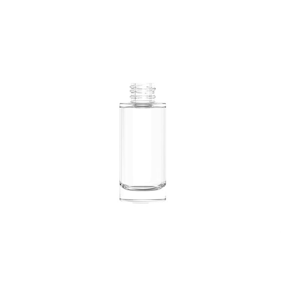 Custom 30ml Glass lotion pump Bottle with Black overcap Manufacturers, Product