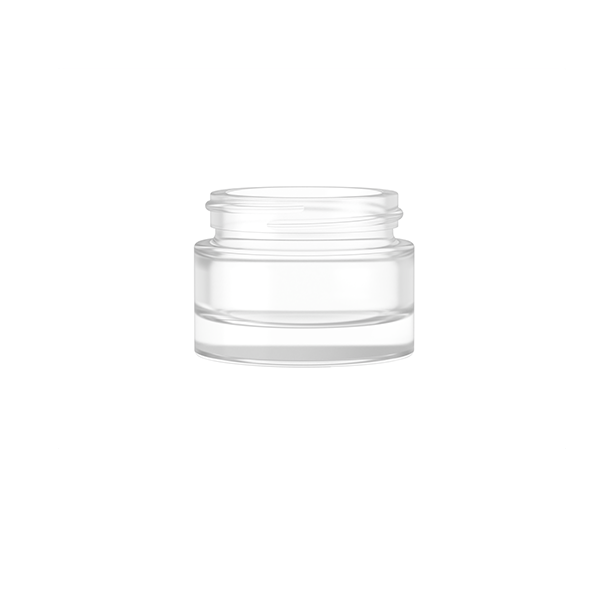 Custom Skincare Cream Container 15g Cosmetic Face Eye Cream Glass Jar with Lids
