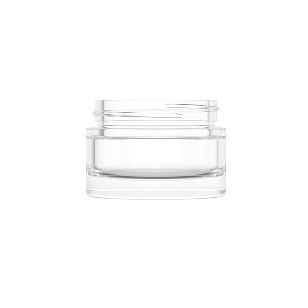 High-Quality 30g Round Empty Glass Jar with Black Lid for Cosmetic Packaging Manufacturer, Product